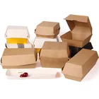 Chip Potato Chips Packing Burger Box Burger And Chip Kraft Packaging Potato Chips Packaging Boxes/greaseproof Paper