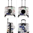 Fashion Outdoor Waterproof Travel Pet Carrier Bag With Wheels