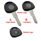 Chevrolet Transponder Key Shell With Right or Left Blade(two type logo)