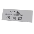 Wash Label Custom Logo Non-woven Wash Care Label For Garment Cloth
