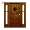 Luxury high quality villa entrance modern solid wood door