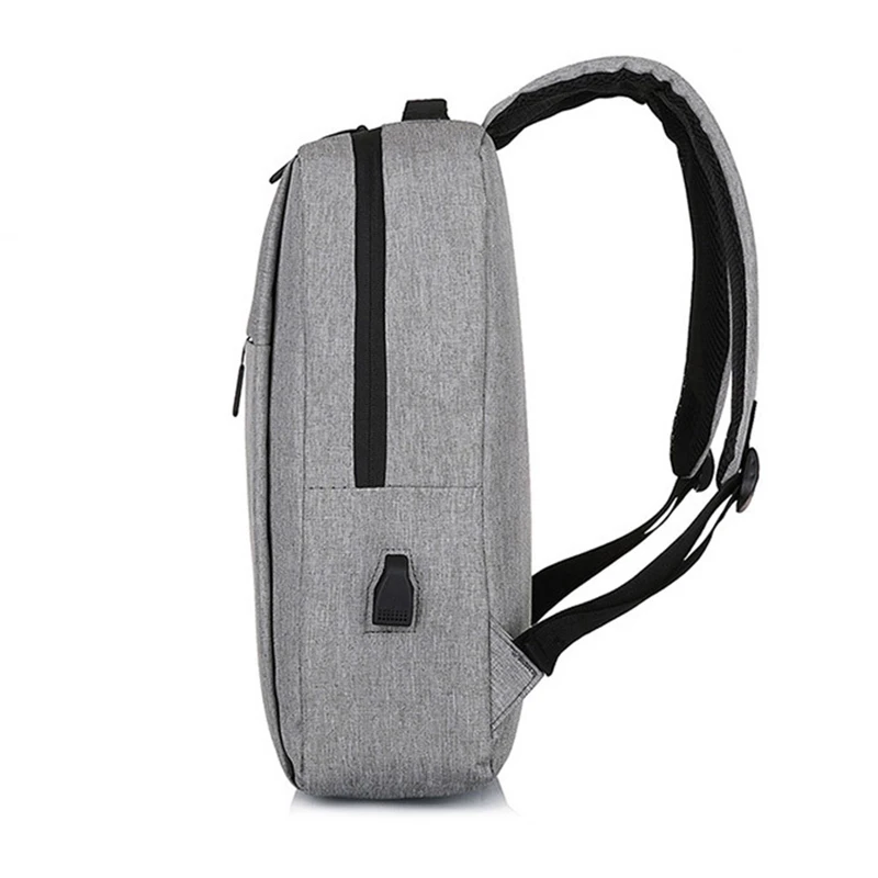 anti theft 17 inch USB casual stylish laptop backpack computer bag