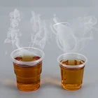 High Quality Hot Drink Container 5oz Clear PP Disposable Plastic Water Cup for Tea