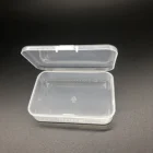 Portable rectangle custom shaped durable commonly used waterproof plastic card case