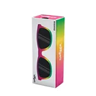 Factory providing paper box customized printing colorful for sun glass packing with same color pouch cheap price