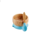 FDA Modern Style Amazon Hot sale design ecofriendly natural round bamboo salad bowl wooden bowl