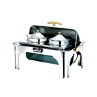 Full Size Electric Roll Top Catering Chafing Dish Food Warmer Chafer