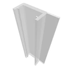 Silicone shower door seal strip shower room frame plastic rubber seal strip waterproof shower door PVC seal strip