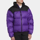 Jacket Men Custom Winter Warm 2 Tone Color Block Padded Bubble Down Puffer Jacket For Men