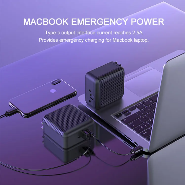 2019 new arrival 5.0 bluetooth system with power bank 5000mAh battery inside ministudio type-C USB port - ANKUX.COM