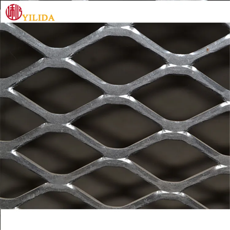 Gothic Stainless Steel Expanded Metal Lath Mesh Diamond Mesh Aluminum