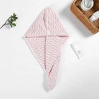 Terry Cloth Towel Terry Cloth Towels White Pink Strip Terry Cloth Hair Towel For Custom Designs And Super Absorbent
