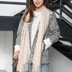 Wholesale colorful 100% acrylic pashmina stoles and plaid shawls for women hijab
