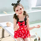 2020 Fashionable swimwear & beachwear bikini swimwear one piece with bowknot baby girls' swimwear