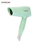 DC Motor Lightweight Foldable 1200W Travel Blow Hair Dryer Green