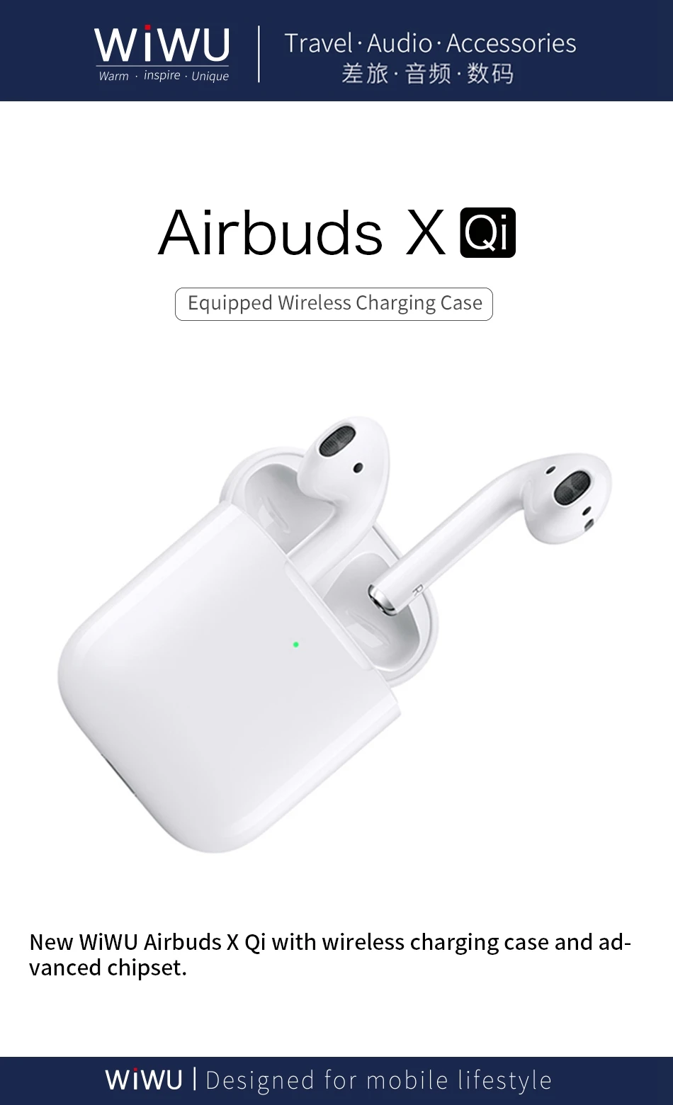 WiWU 2019 Newest Original i10000 TWS True Wireless Stereo 5.0 Blue tooth Earphone i300 i500 TWS Mini Stereo Wireless Earbuds - ANKUX.COM
