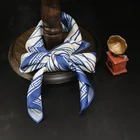 Wholesale custom printed 24 MM 100% silk twill scarf for women