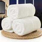Terry Plain White Terry Embroidery Printing Jacquard Pure Cotton Towel Custom