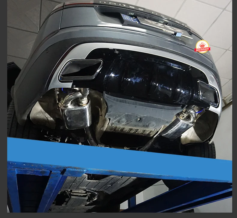 Exhaust Catback with electronic Valve mufflers for Land Rover Velar Exhaust System Valvetronic Cat-back Exhaust Muffler Pipe