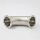 304 316 2 inch pipe fitting stainless steel 90 bend for sanitary car exhaust part