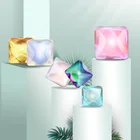 Best High Quality Square K9 Glass Crystal Rhinestones Stone Flatback Glass for Nail Art Accessories