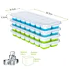 Food grade silicone frozen food freezer- baby food freezer storage trays