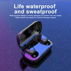 Small Auo Connect Pairing Wireless Earbuds With Small Battery Case Bluetooth 5.0 Dual 9D Sound Airbuds