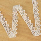Wedding White T3658 Wedding Border Water Soluble Narrow Ribbon White Lace Trim