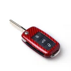 Key Carbon Fiber Car Key Protection For Vw Volkswagen Bora Folding Key Cover Case