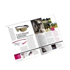 China professional offset color bw printing magazine covers for school books