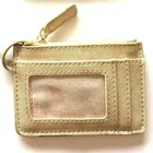 Custom logo low MOQ fashion pu leather business wallet ID card holder women and girls