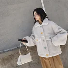 Wholesale Fashion Women Fur Coat Winter Warm New Leopard Print Fleece Shearling Coat