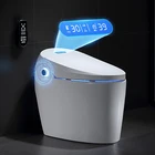 Toilet Automatic Operation Intelligent Toilet 1 Piece Siphon Jet Flushing Smart Toilet