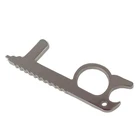 Zinc Alloy Bottle Opener Hongdebo Custom Brass Key Chain Antimicrobrial No Touch Tool Keychain