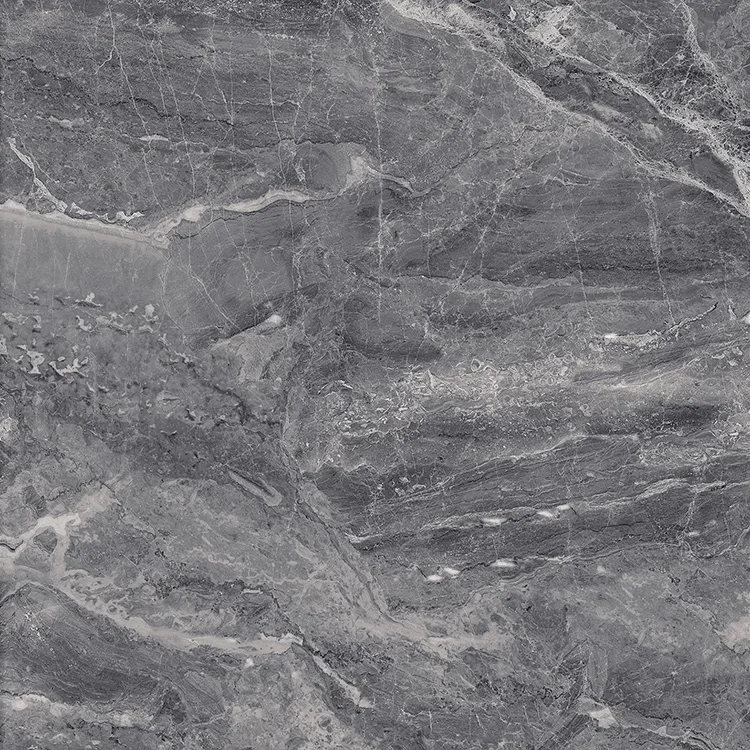 Best Sale Dark Gray Marble Design Glazed Porcelain Floor Tiles 13817
