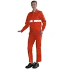 Simple atmosphere Reflective strip Safety uniform Beautiful and practical workwear