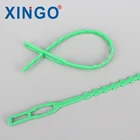 Natural cable ties Cable wrapping bands Handcuffs police Custom Size Black and White