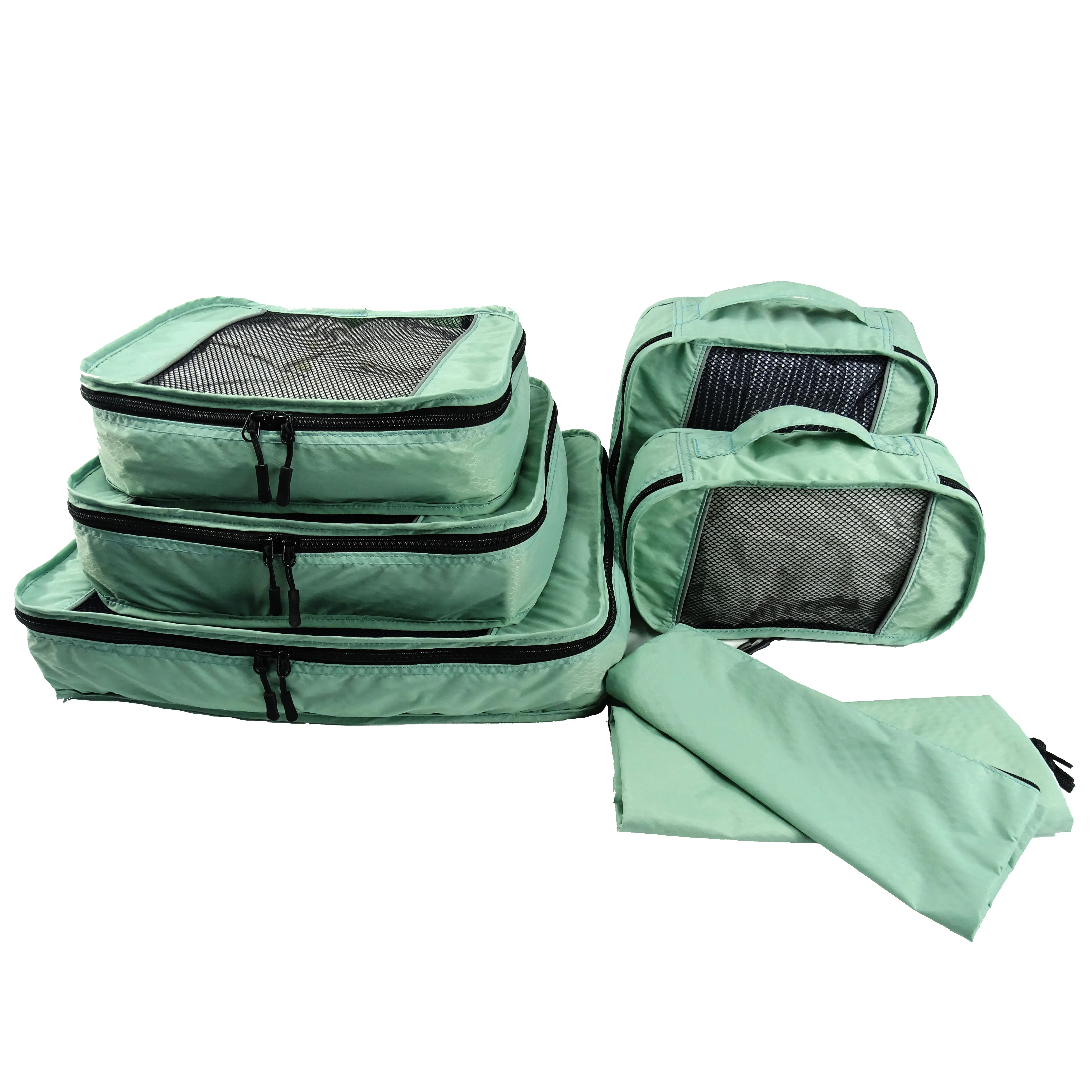 green packing cubes