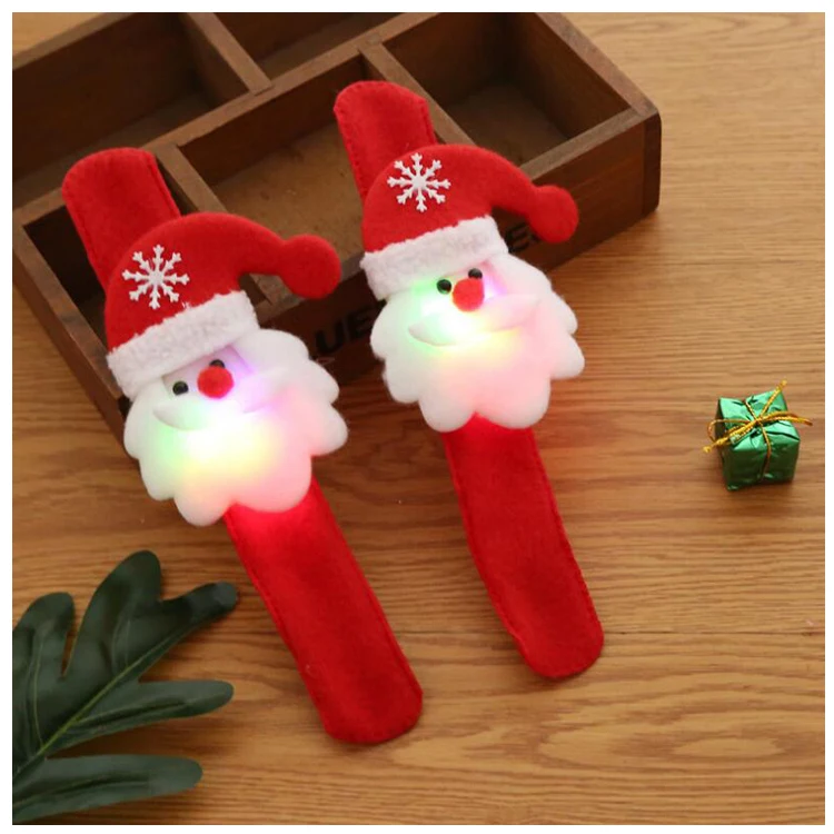 led hand circle christmas children gift hand slap clap bracel