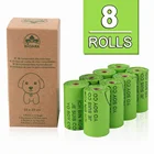 Pet cleaning & grooming products disposable compostable custom dog poo bags biodegradable