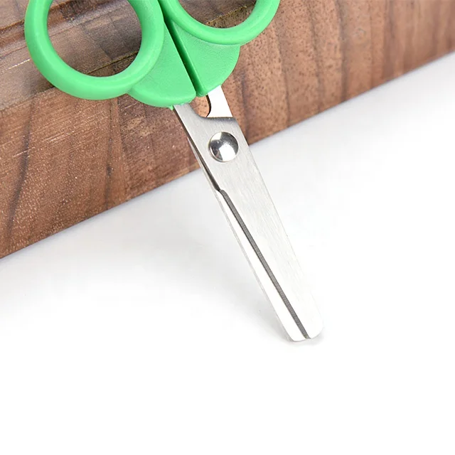 Portable Snap Head Children Shear Multi-fonction Handwork Children Scissors With Fruit Sheath