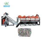 Automatic Pet Bottle Washing Automatic Waste Recycling Crushing Flakes Hot Water Tank Pet Bottle Washing Machine