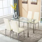 Eco-friendly Dining Room Sets Led Coffee Table Kitchen Set Hydraulic