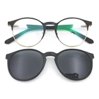 korean style Clip On Sun Glasses Frame Polarized Magnetic Clip-on Sunglasses