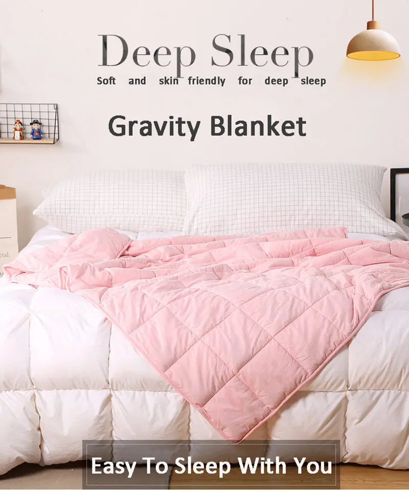 i@home Amazon summer cotton gravity weighted blanket glass beads