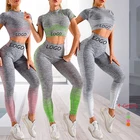 Women Leggings Women Custom Logo Women Yoga Leggings Lady Pants Sportswear Sweat Activewear Sports Set