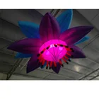 ceiling hanging Inflatable LED Flower for party event decoration