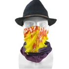 hot sale fashion custom printed fire Multifunctional Headwear/Neck Warmer for Men, Women & Children