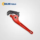 Heavy duty ratchet pipe wrench made of high carbon steel