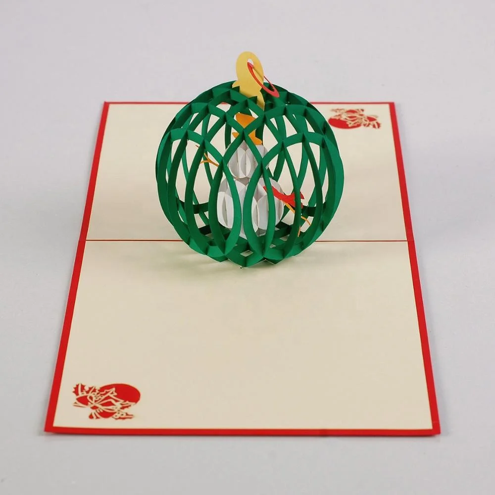 Снеговик pop-up Поздравительные открытки с Рождеством ручной работы бумажные открытки